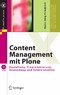 Content Management mit Plone - Gestaltung, Programmierung, Anwendung und Administration