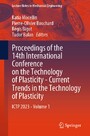 Proceedings of the 14th International Conference on the Technology of Plasticity - Current Trends in the Technology of Plasticity - ICTP 2023 - Volume 1